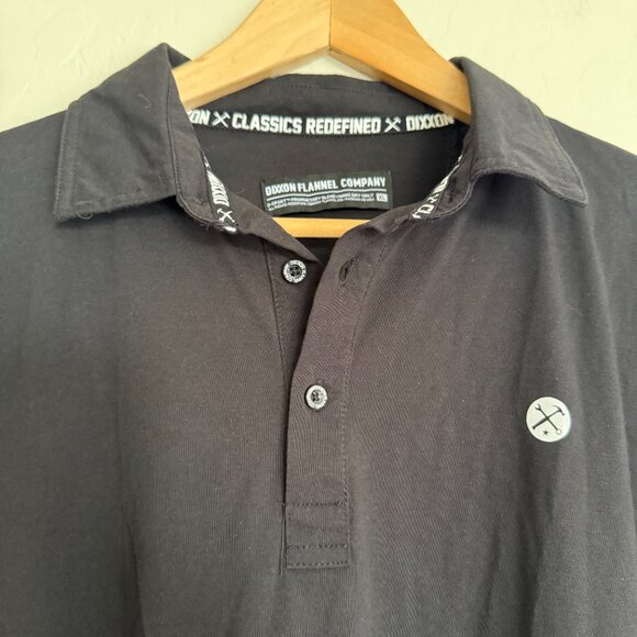 NEW Men's Dixxon Athletic Premium Polo Size XL Black - Picture 6 of 7